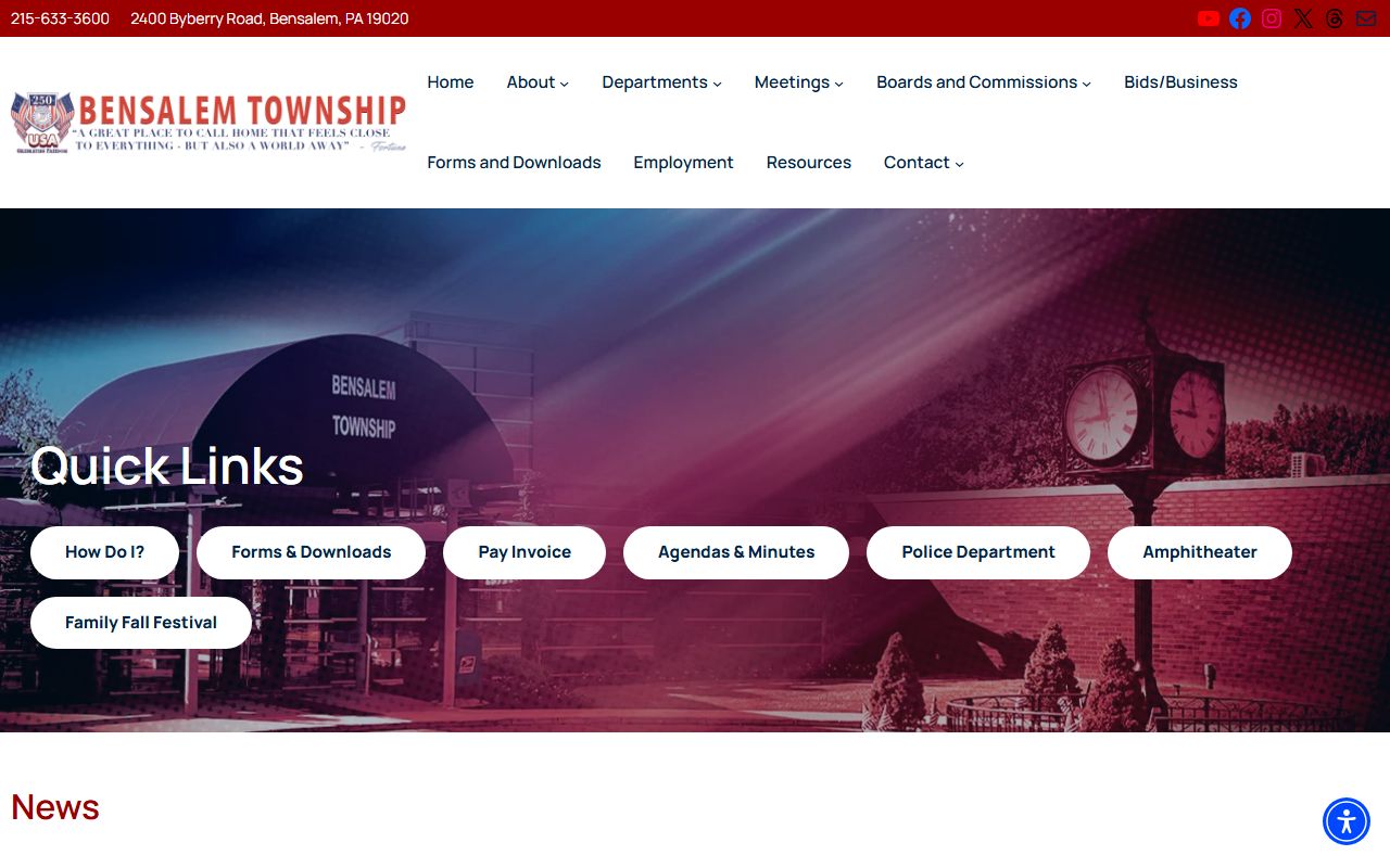 Bensalem family court records