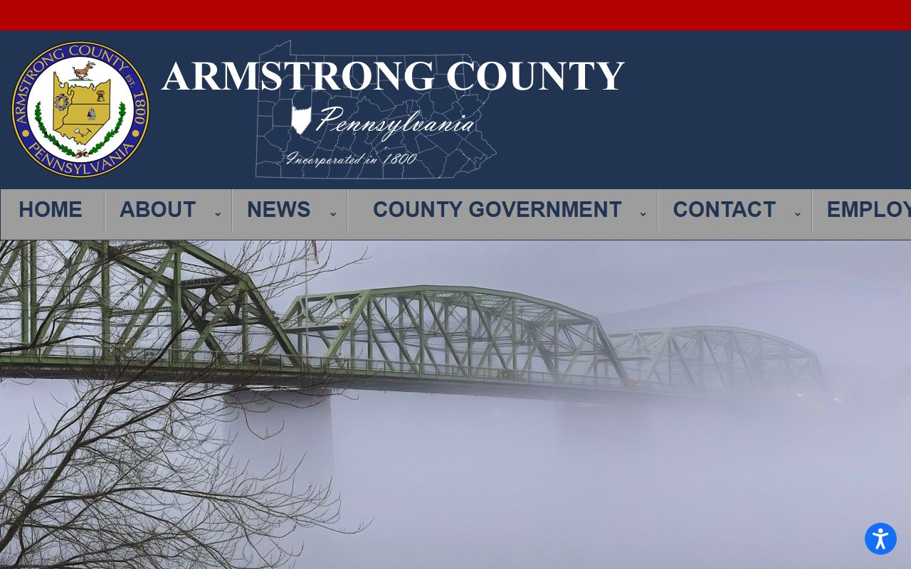 Armstrong County Pennsylvania government website for family court records