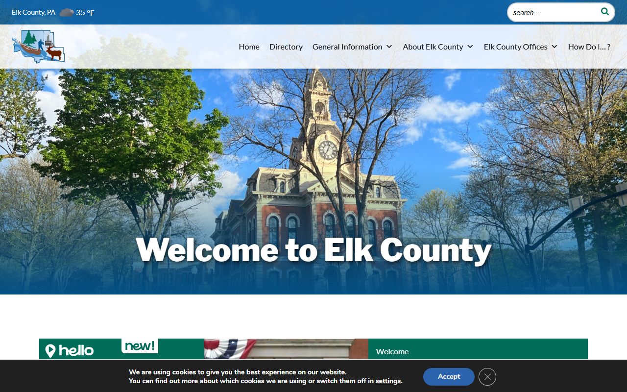Elk County family court records