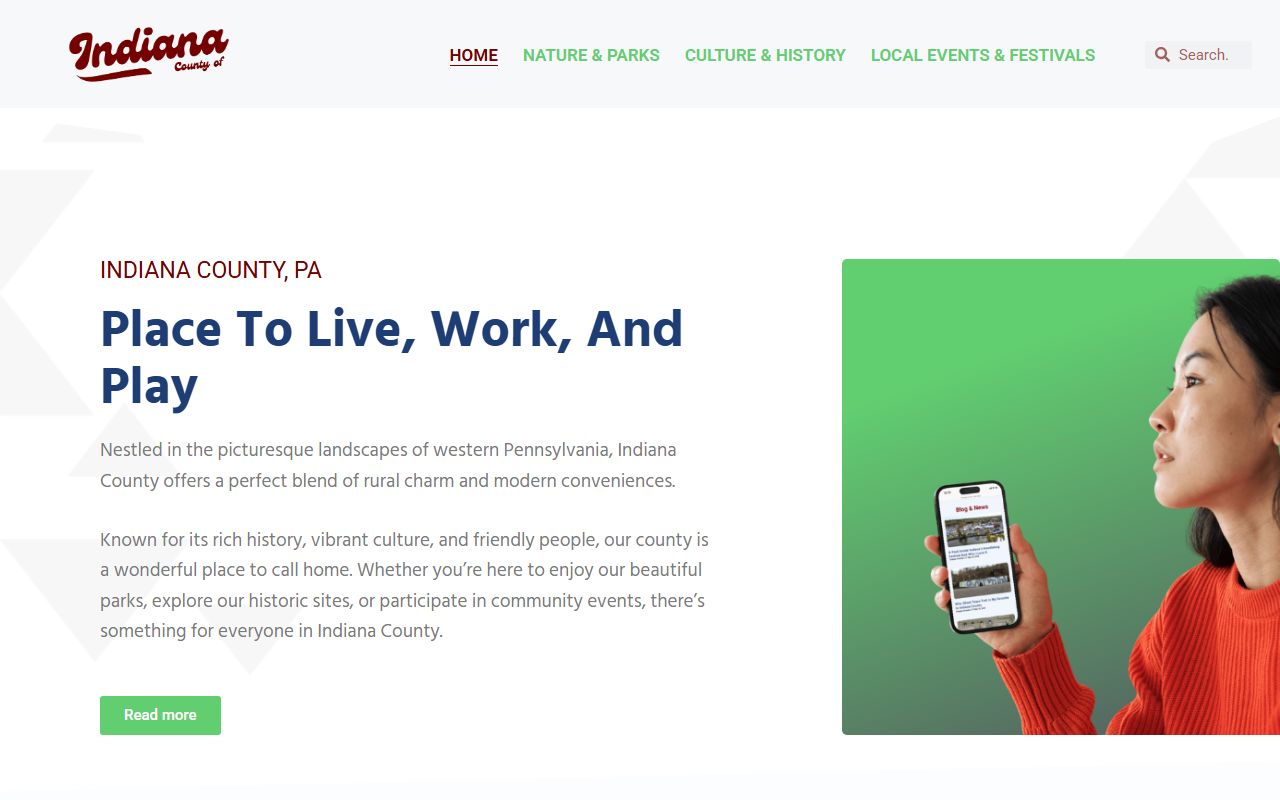 Indiana County family court records government website