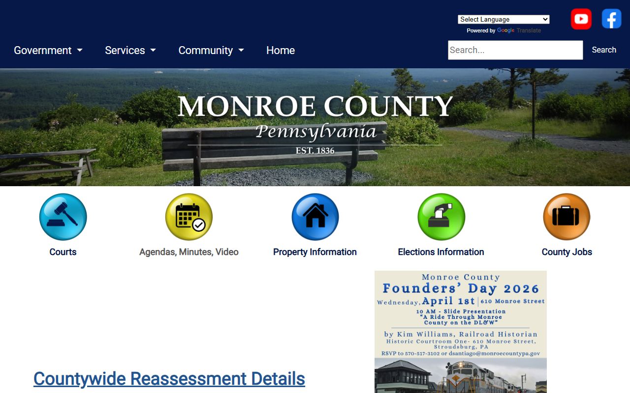 Monroe County family court records - county government website