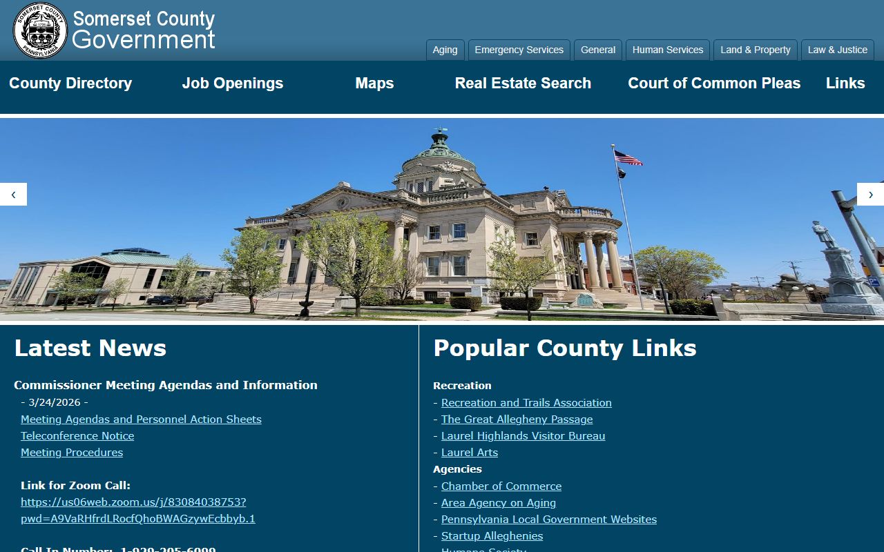 Somerset County family court records government portal